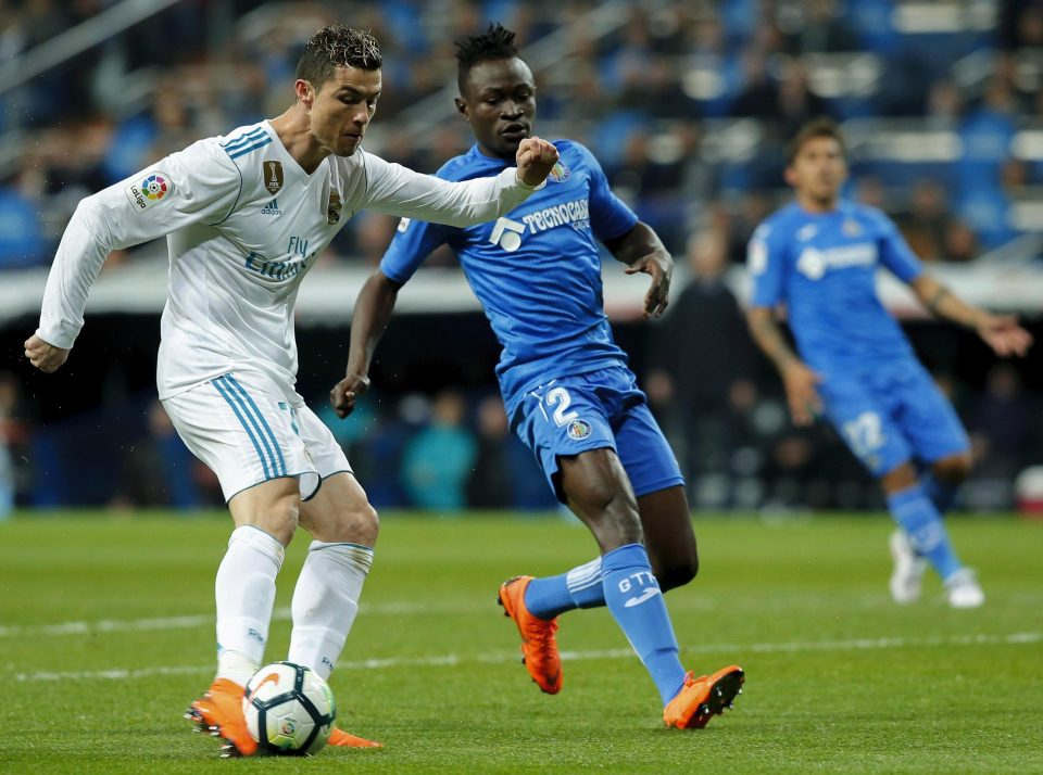  Cristiano Ronaldo notched his 300th La Liga goal against Getafe