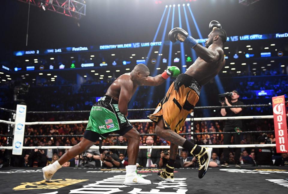  Luis Ortiz looked to be in control heading into the final rounds but Wilder went up a gear