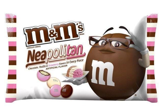 The Neapolitan flavoured M&M’s are getting rave reviews online