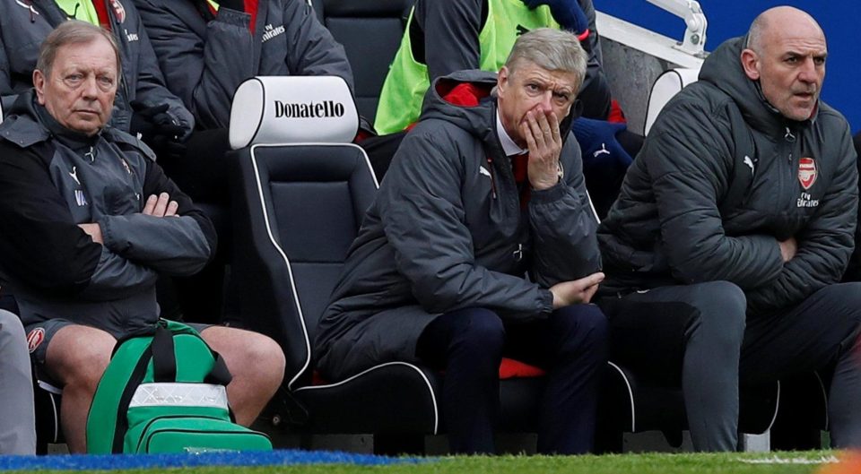  Arsenal are mathematically out of the title race and Arsene Wenger is edging towards getting the boot