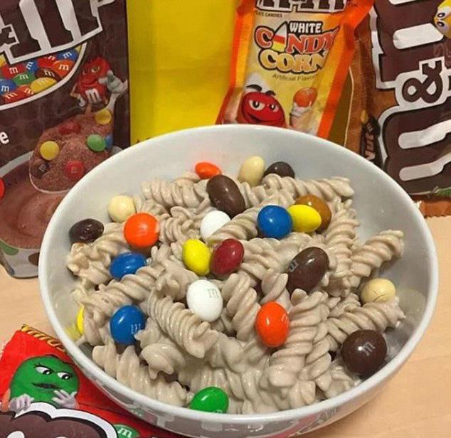  Pasta encrusted with M&M's is just one of the dishes these amateur chefs have whipped up when they were out of sauce