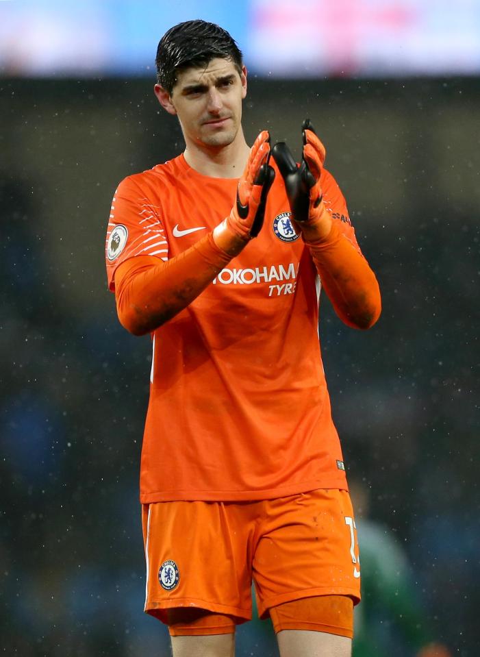  Thibaut Courtois has been linked with a move to Real Madrid and PSG