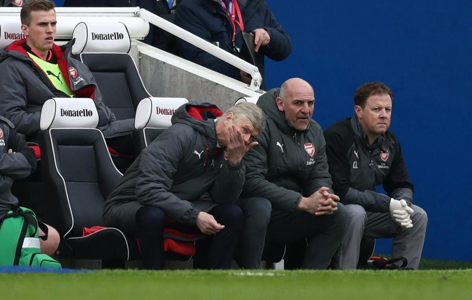  Bellerin has fallen out with Arsene Wenger following the loss at the Amex Stadium