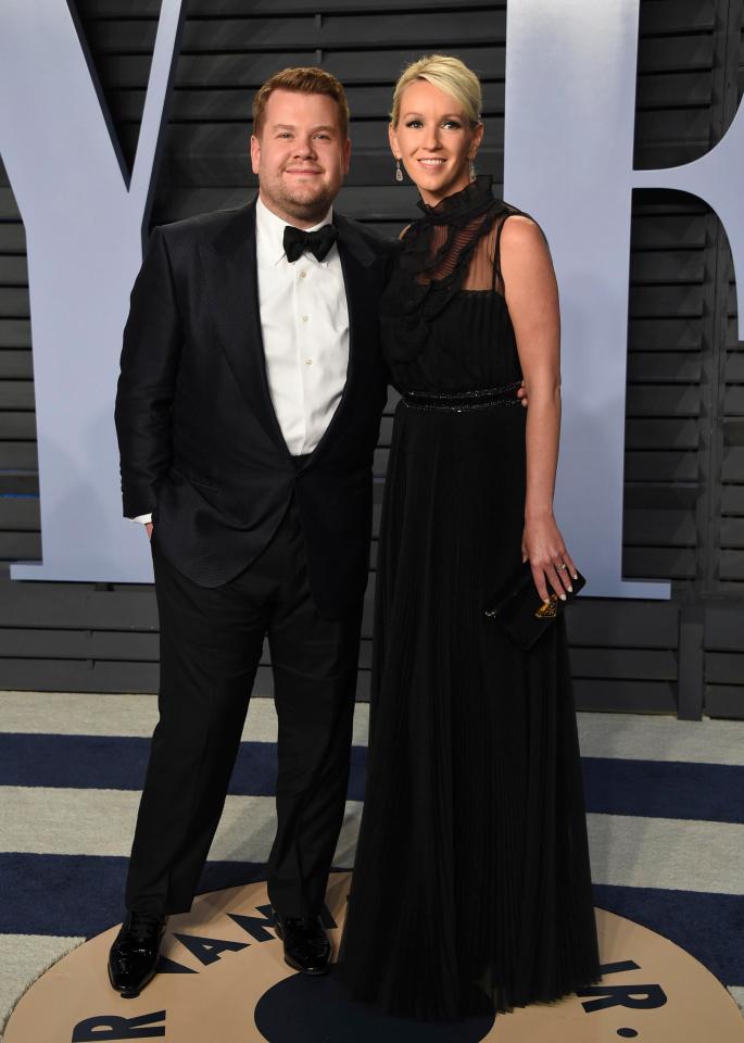  James Corden and Julia Carey took a night off from parenting duties for the star-studded party