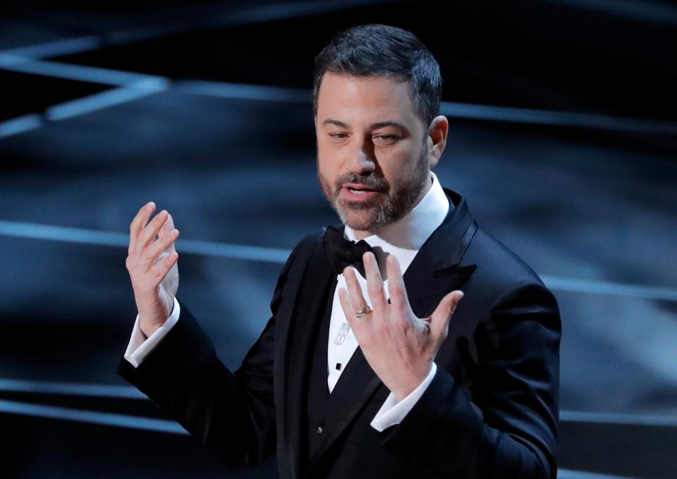  Jimmy Kimmel took no prisoners as he opened this year's Oscars