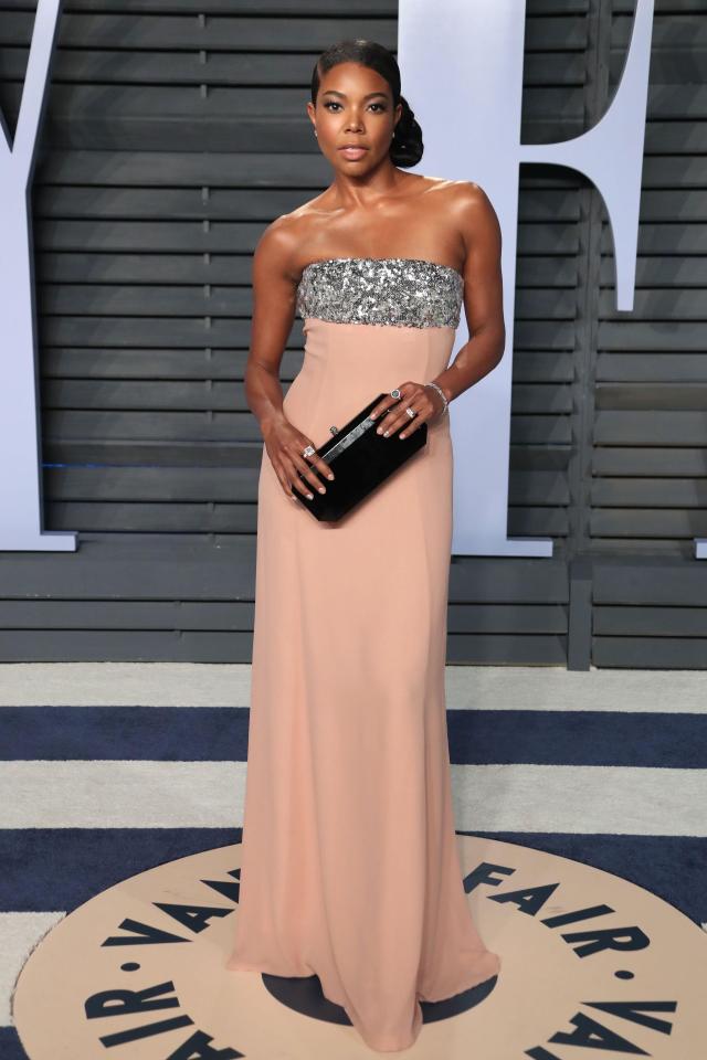  Gabrielle Union looked pretty in pink