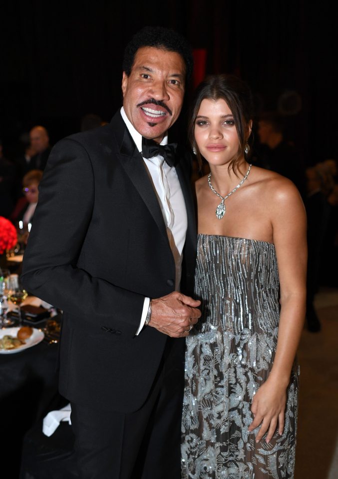  Lionel Ritchie posed for a snap with his daughter Sofia