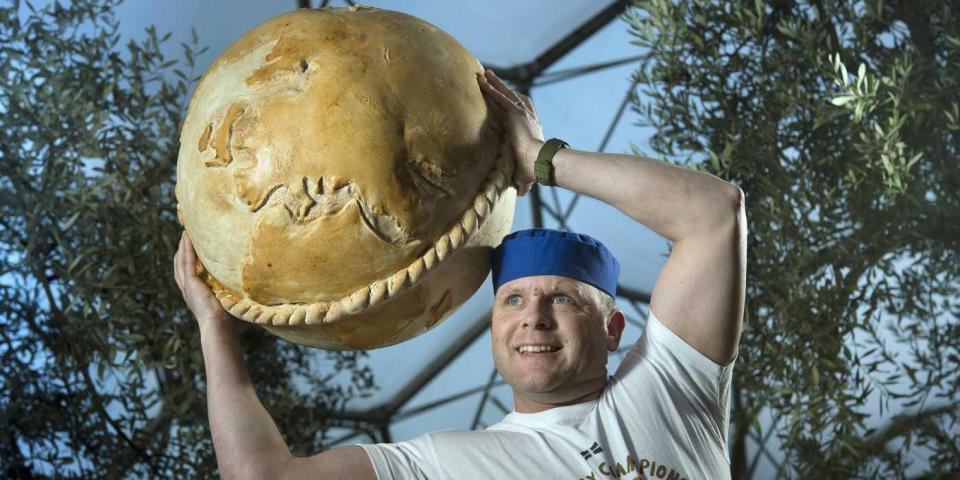  More than 200 bakers entered the World Pasty Championships, held at the Eden Project near St Austell 