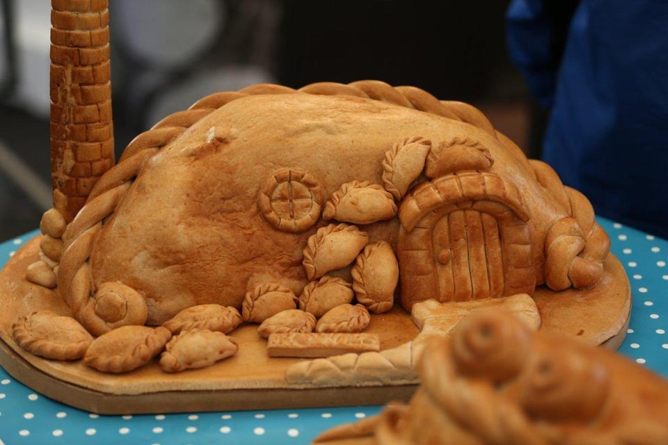  A hobbit house pasty was one of the more creative flaky pastry designs