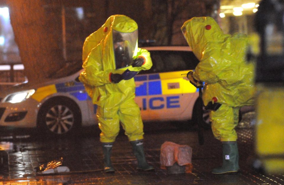  Incident Response crews were called to deal with the substance found near the pair in Salisbury