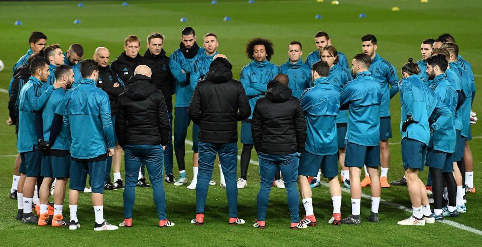  Real Madrid, who trained at Parc des Princes this afternoon, lead 3-1 from the first leg in Spain