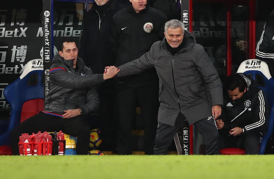  Jose Mourinho had a moment to forget at Crystal Palace