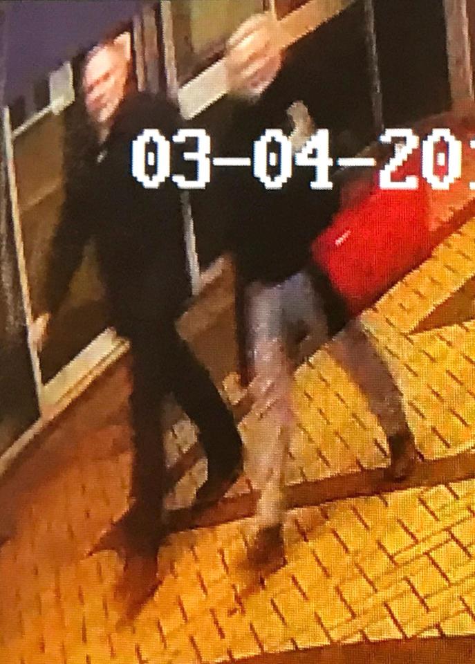  This CCTV image is being probed by cops and is believed to show Sergei and his daughter Yulia before they were 'poisoned' in Salisbury, Wilts