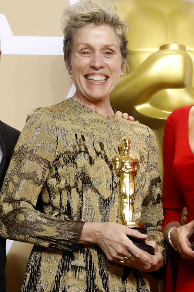  The wonderful Best Actress Oscar winner Frances McDormand