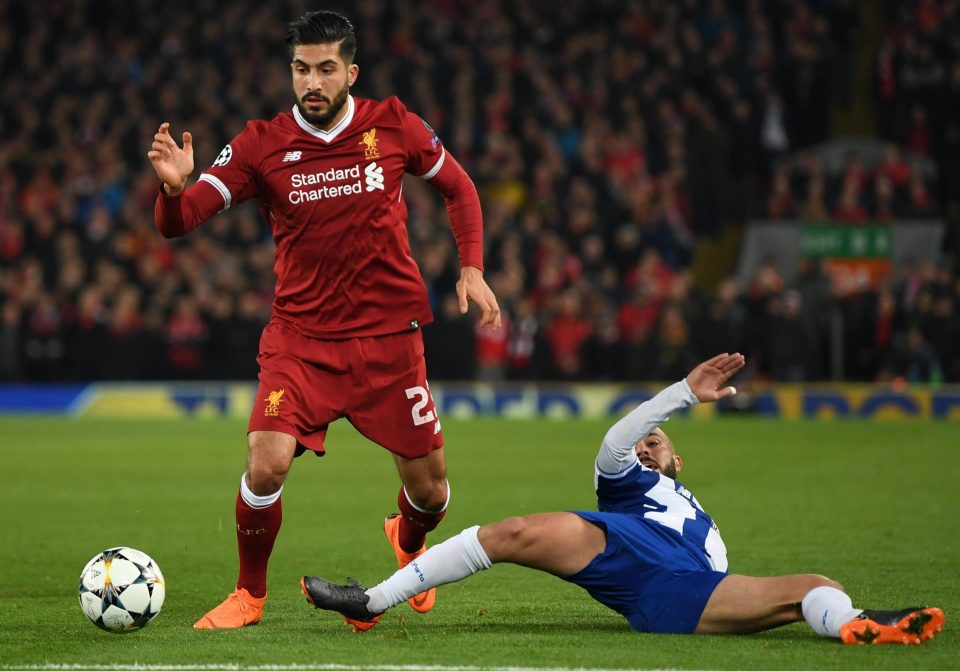  Emre Can looks likely to leave Liverpool in the summer on a free transfer