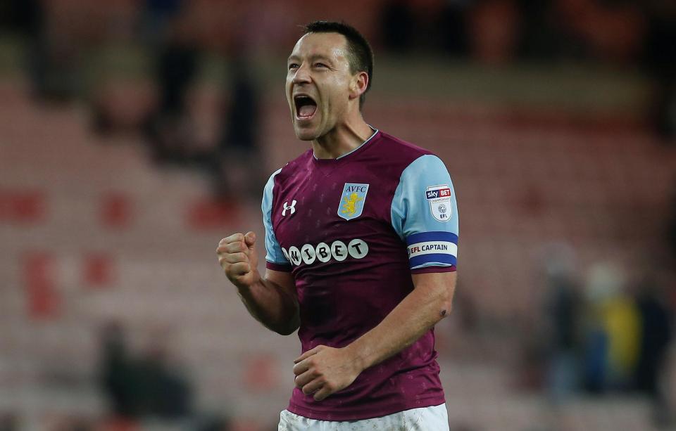  John Terry has enjoyed a fine season at Aston Villa