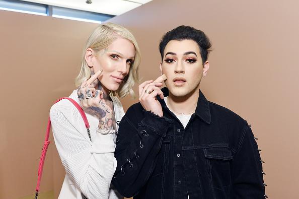  Manny and Jeffree Star, pictured at the launch of Kim Kardashian's KKW Beauty, are BFFs