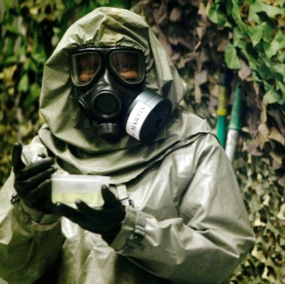 VX gas is one of the world’s most deadly nerve agents