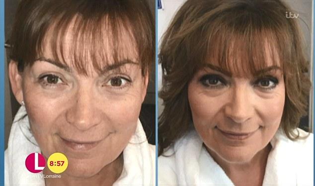 Lorraine Kelly was inspired by Dame Helen Mirren's makeup free selfie before the Oscars