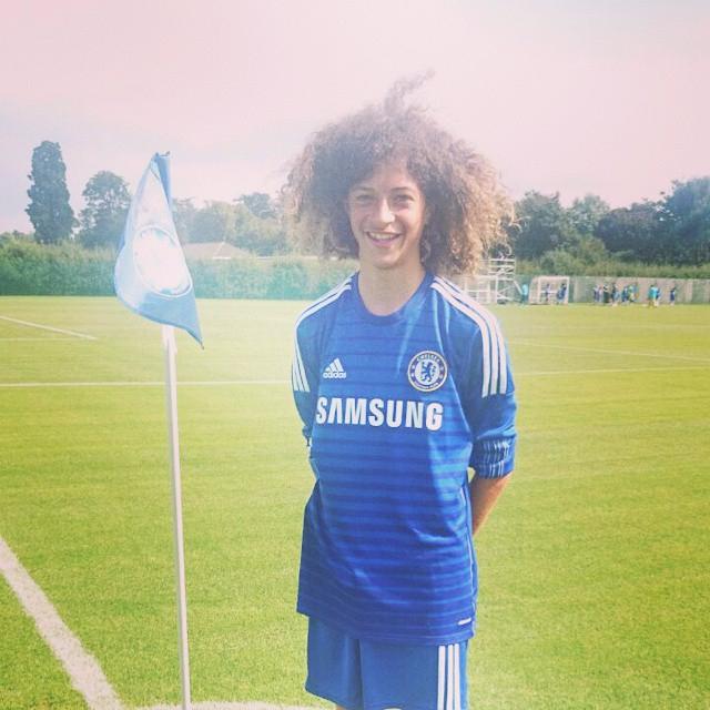  Ampadu as a 15 year old after a trial at Chelsea where he scored two goals