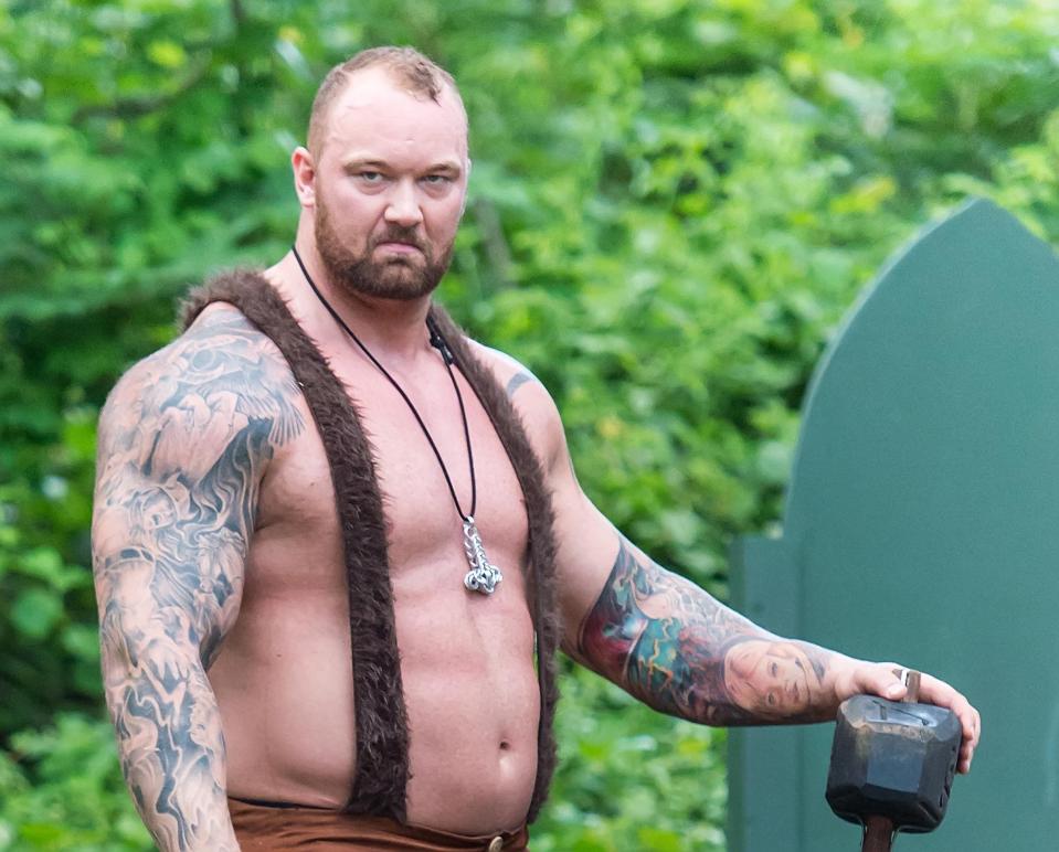  Hafthor Bjornsson plays The Mountain in Game of Thrones