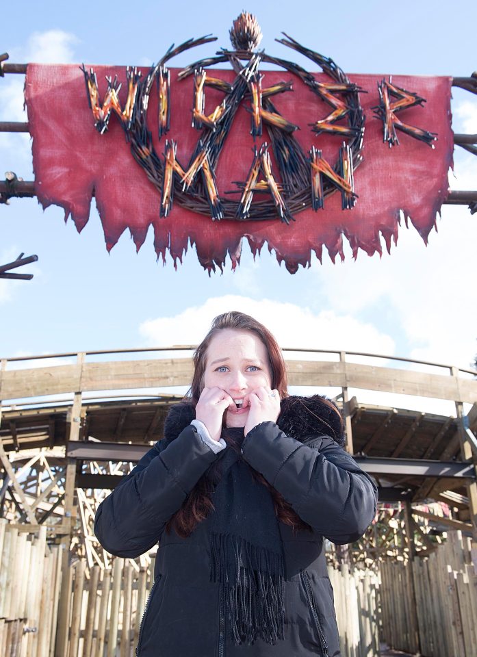  Sun reporter Jessica Lester was among the first Brits to try out Alton's Tower's new Wicker Man roller coaster