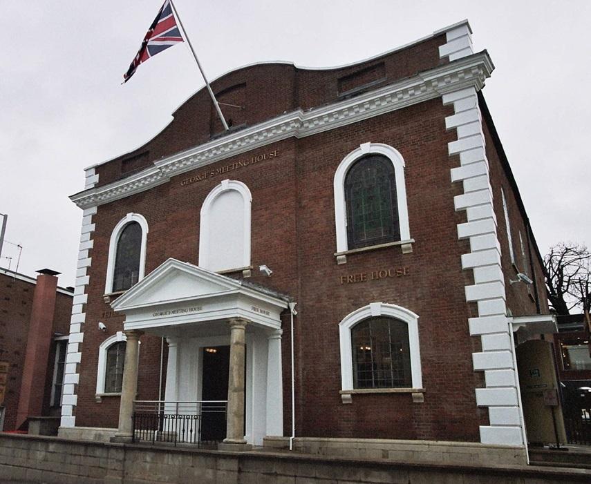  She was refused a drink at the George's Meeting House pub in Exeter