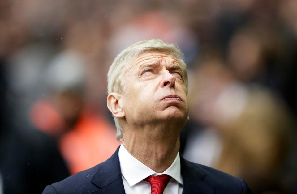  Arsene Wenger has come under increasing pressure after a poor run of results