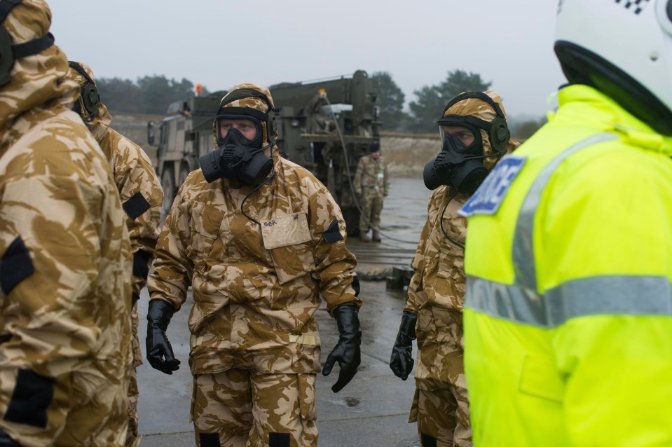 Parts of Wiltshire are sealed off as the military are called in