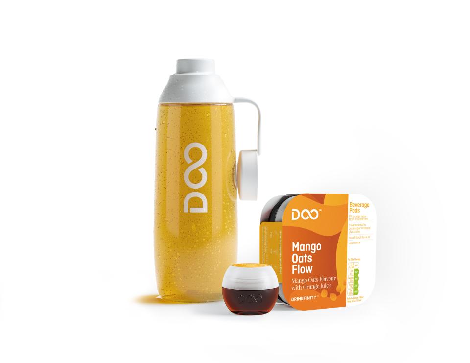  Low-calorie Mango Oats Flow drink contains orange juice and oat bran, which will help you sleep with slow-release carbs