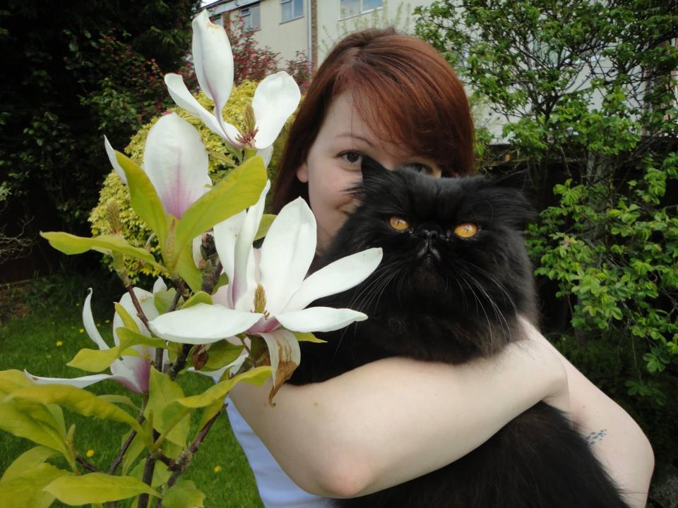  Skripal's daughter, Yulia, with his cat. It cost the spy thousands of pounds to bring to Britain.