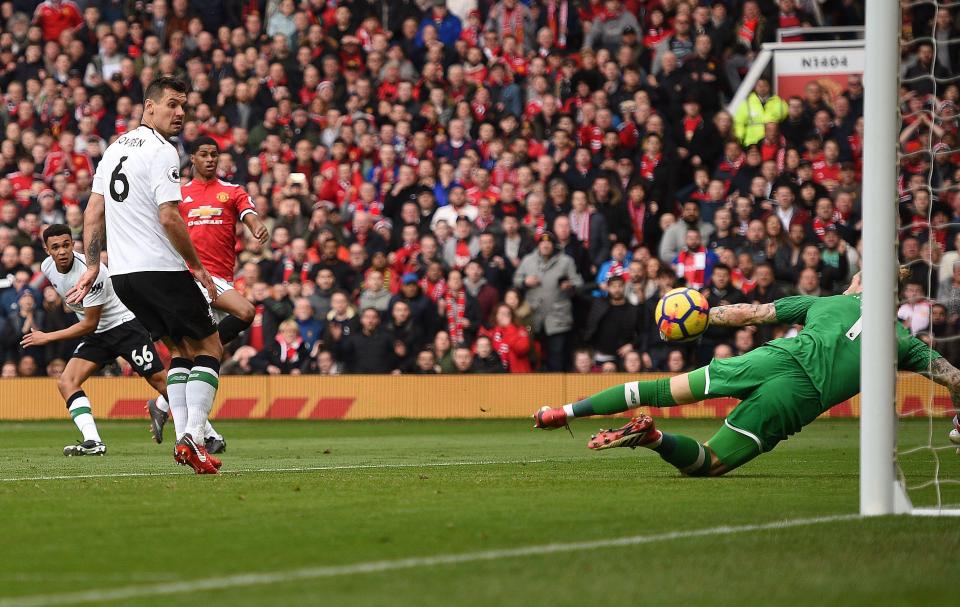  Liverpool were their own worst enemy with 24 minutes on the clock, and Marcus Rashford had netted again