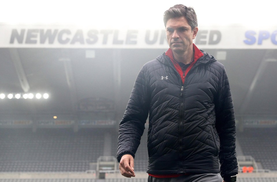 Mauricio Pellegrini had to go after claiming his players gave up in losing at Newcastle