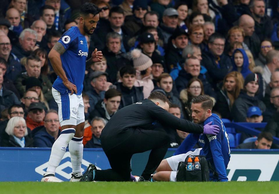  Gylfi Sigurdsson picked up the knock in the win over Brighton