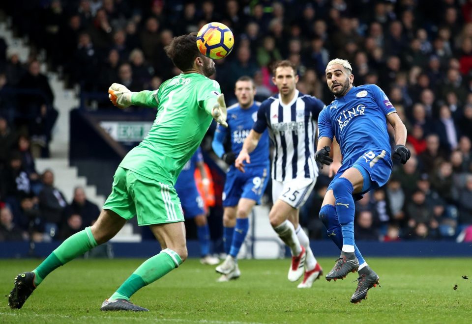 Riyad Mahrez ended up putting Leicester ahead