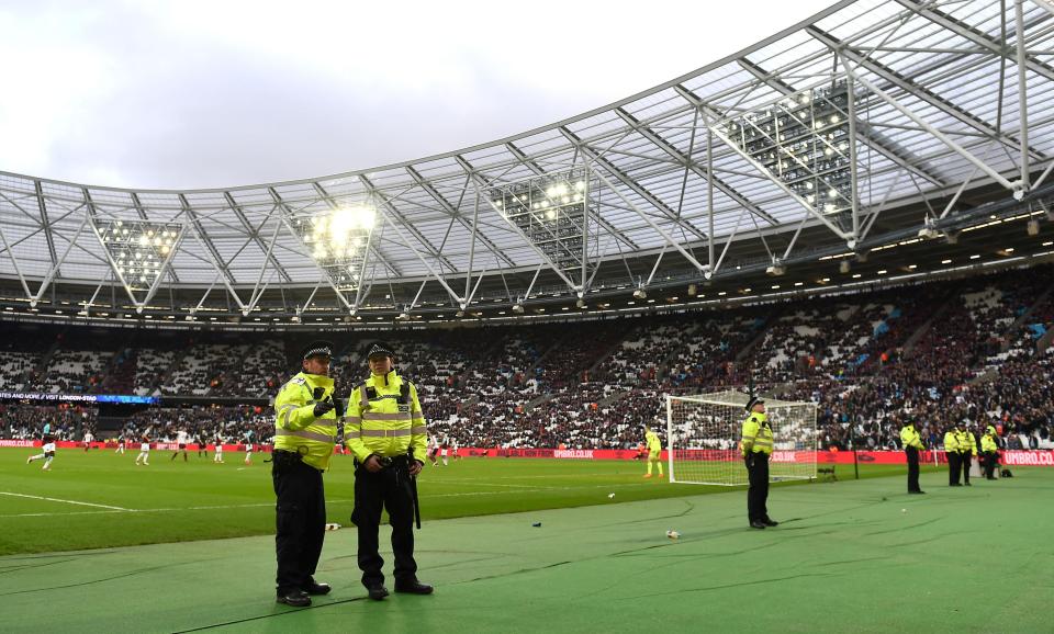  West Ham have beefed up security ahead of their clash with Southampton this weekend