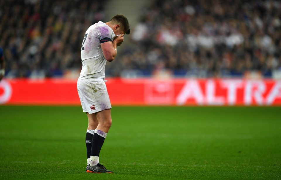  Owen Farrell's side could not match the French - especially at the breakdown