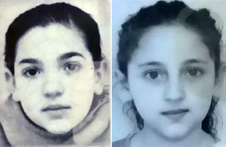  Bernadett Berki, left, and her sister Szimonetta, right, went missing on Tuesday