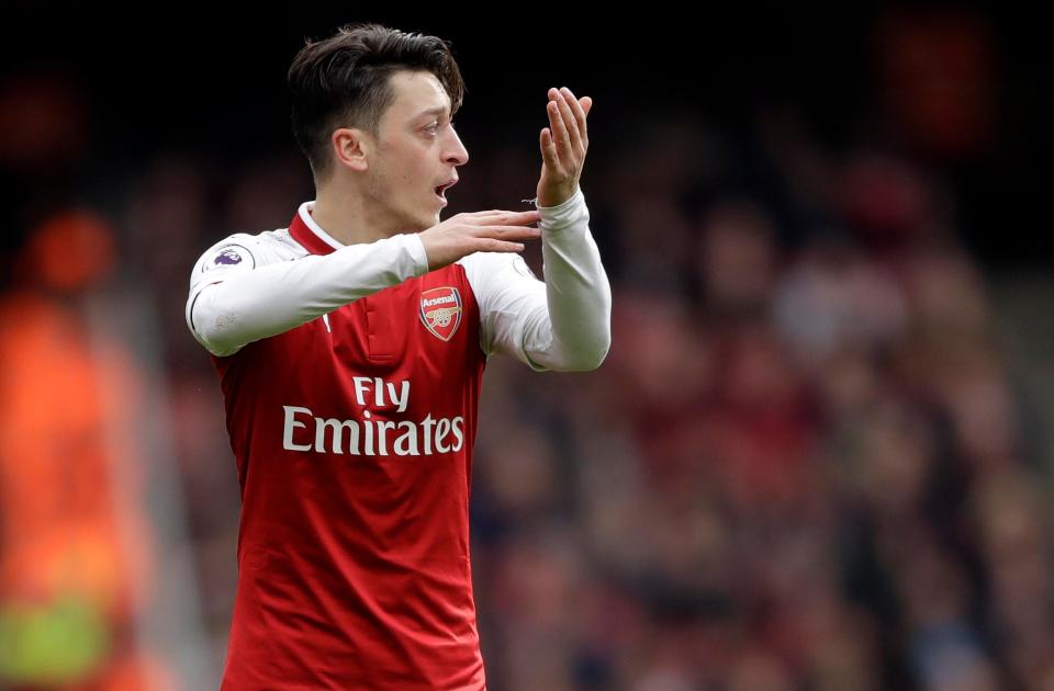  Ozil was due to become a free agent this summer when his Emirates deal expired