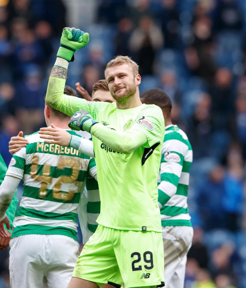  Scott Bain has been on loan at Celtic from Dundee this season