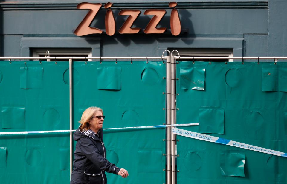  A Zizzi restaurant where Skripal and his daughter had lunch has been sealed off