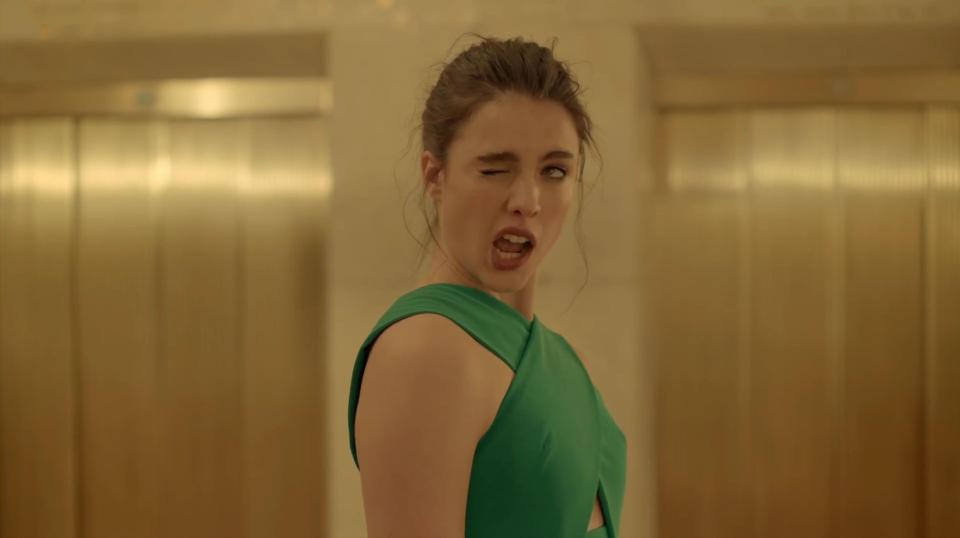  Actress Margaret Qualley in the Kenzo promo