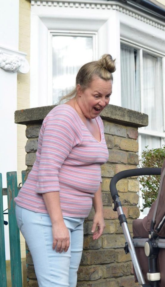  Lorraine dresses down as her dowdy character Bernadette Taylor