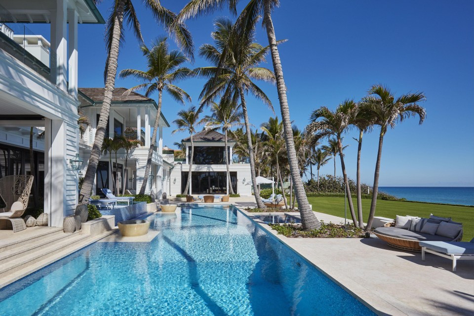 Elin Nordegren's mansion is situated on North Palm Beach in Florida