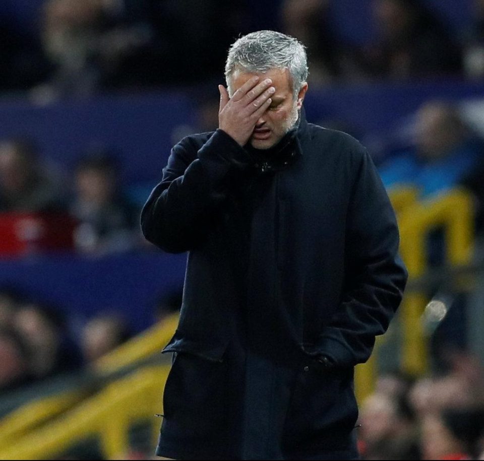  Jose Mourinho said his players were 'afraid' in the win over Brighton