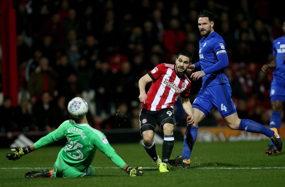  Neal Maupay opened the scoring but Cardiff bounced back