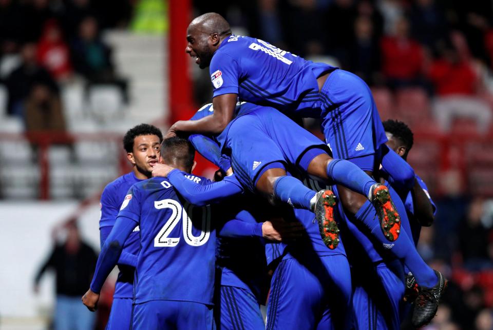  Cardiff moved seven points clear of Aston Villa