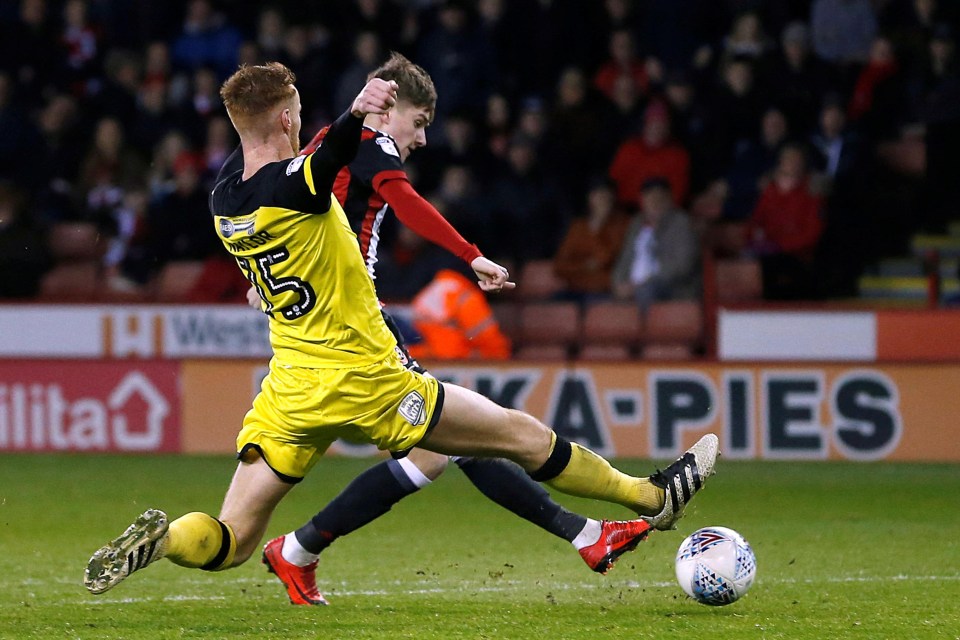 David Brooks doubled United’s lead with a smart finish in the second half