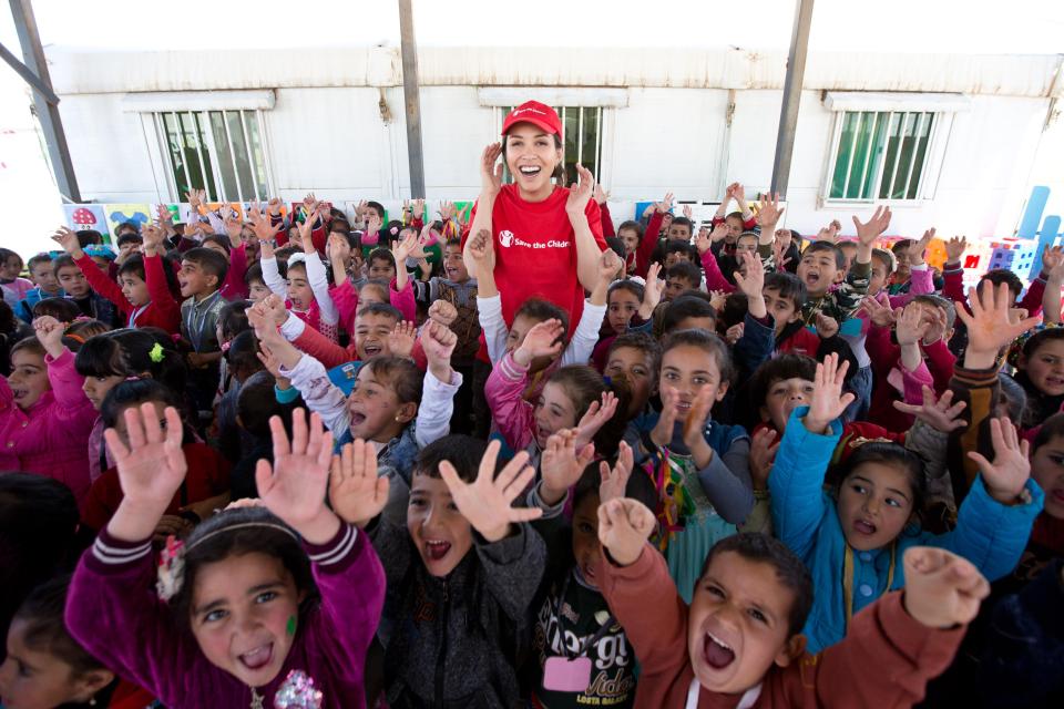  Children at the camp had all fled Syria to escape from the violence there