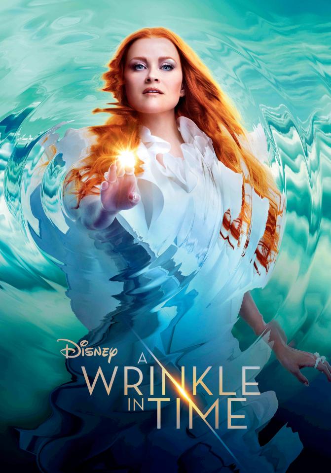  Oprah Winfrey stars alongside Reese Witherspoon in the new film, A Wrinkle in Time, based on the children's book of the same name